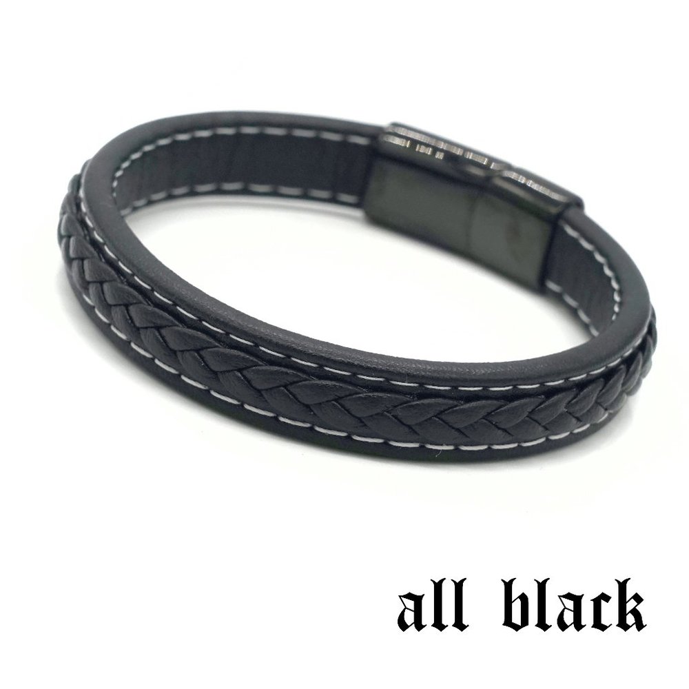 2️⃣ FOR 1️⃣ Mens leather bracelet with easy lock. - Picture 2 of 9